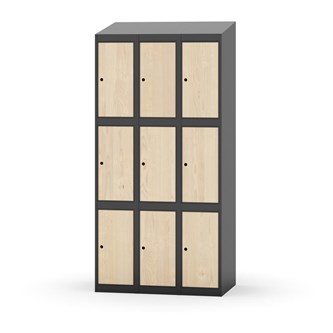 Novis elevskab skrå topplade 3:3 B90 cm