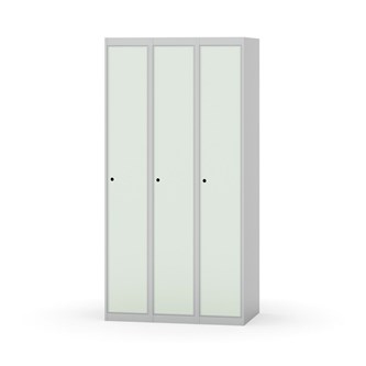 Novis garderobeskab lige topplade 1:3 B90 cm