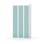 Novis garderobeskab lige topplade 1:3 B90 cm