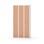 Novis garderobeskab lige topplade 1:3 B90 cm