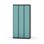 Novis garderobeskab lige topplade 1:3 B90 cm