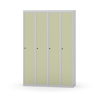 Novis garderobeskab lige topplade 1:4 B120 cm