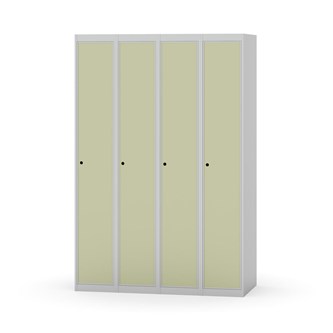Novis garderobeskab lige topplade 1:4 B120 cm