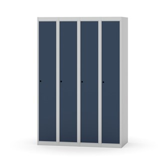Novis garderobeskab lige topplade 1:4 B120 cm