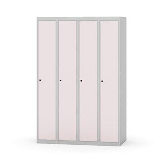 Novis garderobeskab lige topplade 1:4 B120 cm