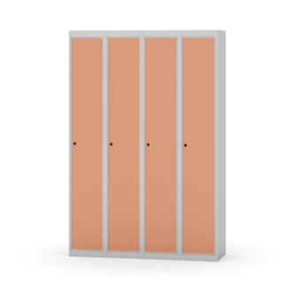 Novis garderobeskab lige topplade 1:4 B120 cm