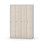 Novis garderobeskab lige topplade 1:4 B120 cm
