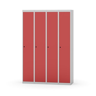 Novis garderobeskab lige topplade 1:4 B120 cm