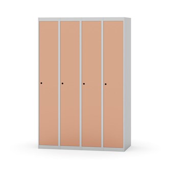 Novis garderobeskab lige topplade 1:4 B120 cm