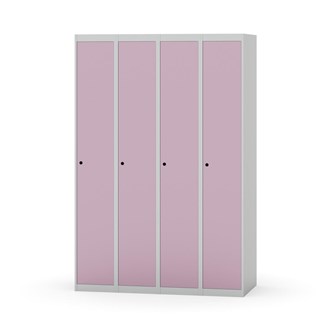 Novis garderobeskab lige topplade 1:4 B120 cm