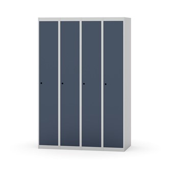 Novis garderobeskab lige topplade 1:4 B120 cm