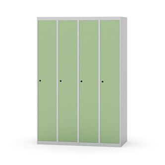 Novis garderobeskab lige topplade 1:4 B120 cm