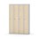 Novis garderobeskab lige topplade 1:4 B120 cm