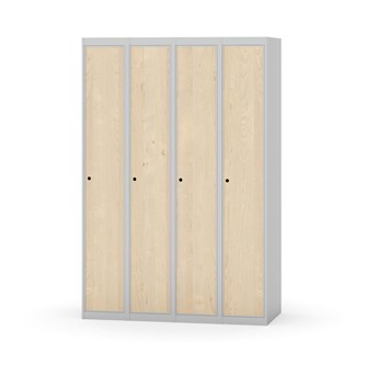 Novis garderobeskab lige topplade 1:4 B120 cm