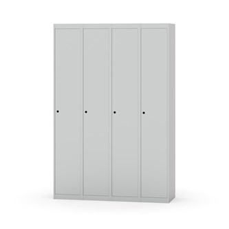 Novis garderobeskab lige topplade 1:4 B120 cm