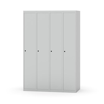 Novis garderobeskab lige topplade 1:4 B120 cm