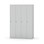 Novis garderobeskab lige topplade 1:4 B120 cm
