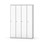 Novis garderobeskab lige topplade 1:4 B120 cm