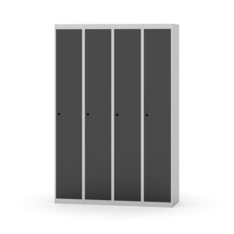 Novis garderobeskab lige topplade 1:4 B120 cm