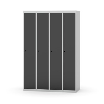 Novis garderobeskab lige topplade 1:4 B120 cm