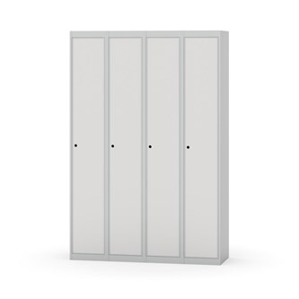 Novis garderobeskab lige topplade 1:4 B120 cm
