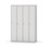 Novis garderobeskab lige topplade 1:4 B120 cm