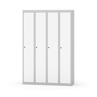 Novis garderobeskab lige topplade 1:4 B120 cm