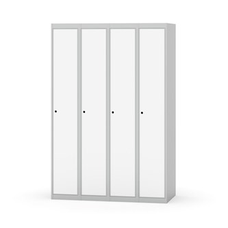 Novis garderobeskab lige topplade 1:4 B120 cm
