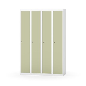 Novis garderobeskab lige topplade 1:4 B120 cm