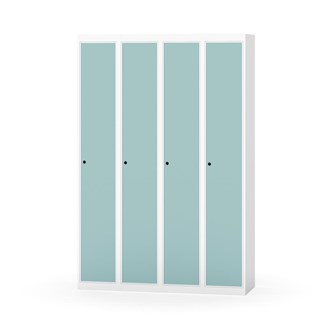 Novis garderobeskab lige topplade 1:4 B120 cm