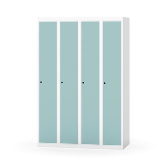 Novis garderobeskab lige topplade 1:4 B120 cm