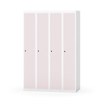 Novis garderobeskab lige topplade 1:4 B120 cm