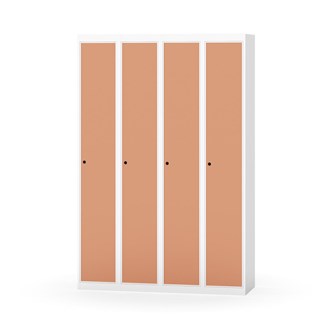 Novis garderobeskab lige topplade 1:4 B120 cm