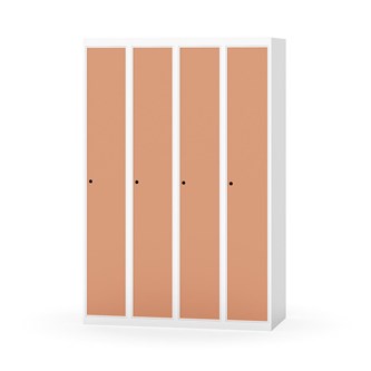 Novis garderobeskab lige topplade 1:4 B120 cm