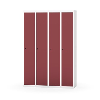 Novis garderobeskab lige topplade 1:4 B120 cm