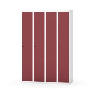 Novis garderobeskab lige topplade 1:4 B120 cm