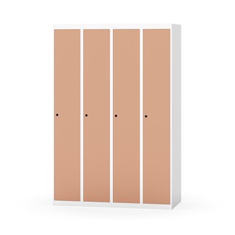 Novis garderobeskab lige topplade 1:4 B120 cm