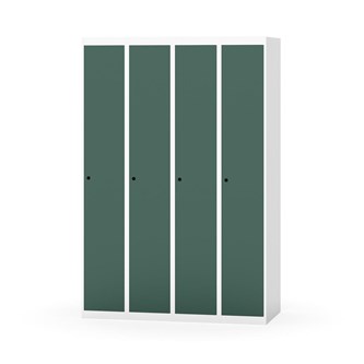Novis garderobeskab lige topplade 1:4 B120 cm