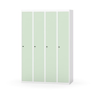 Novis garderobeskab lige topplade 1:4 B120 cm