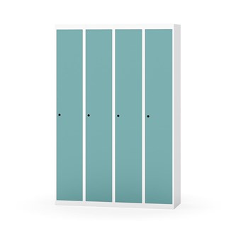 Novis garderobeskab lige topplade 1:4 B120 cm