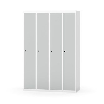 Novis garderobeskab lige topplade 1:4 B120 cm