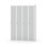 Novis garderobeskab lige topplade 1:4 B120 cm