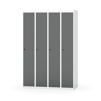 Novis garderobeskab lige topplade 1:4 B120 cm