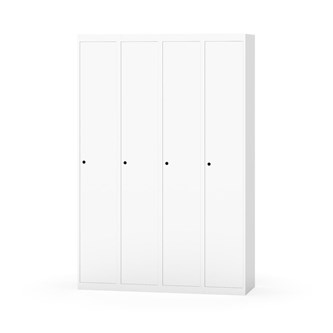 Novis garderobeskab lige topplade 1:4 B120 cm