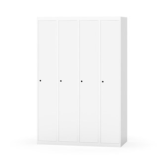 Novis garderobeskab lige topplade 1:4 B120 cm