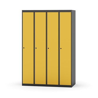 Novis garderobeskab lige topplade 1:4 B120 cm