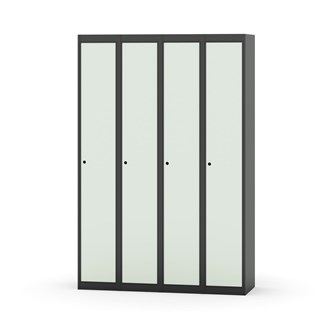 Novis garderobeskab lige topplade 1:4 B120 cm