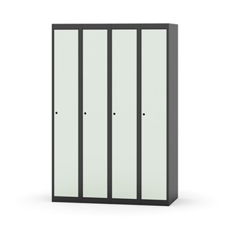 Novis garderobeskab lige topplade 1:4 B120 cm