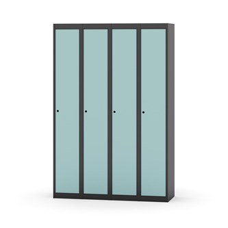 Novis garderobeskab lige topplade 1:4 B120 cm