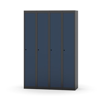 Novis garderobeskab lige topplade 1:4 B120 cm